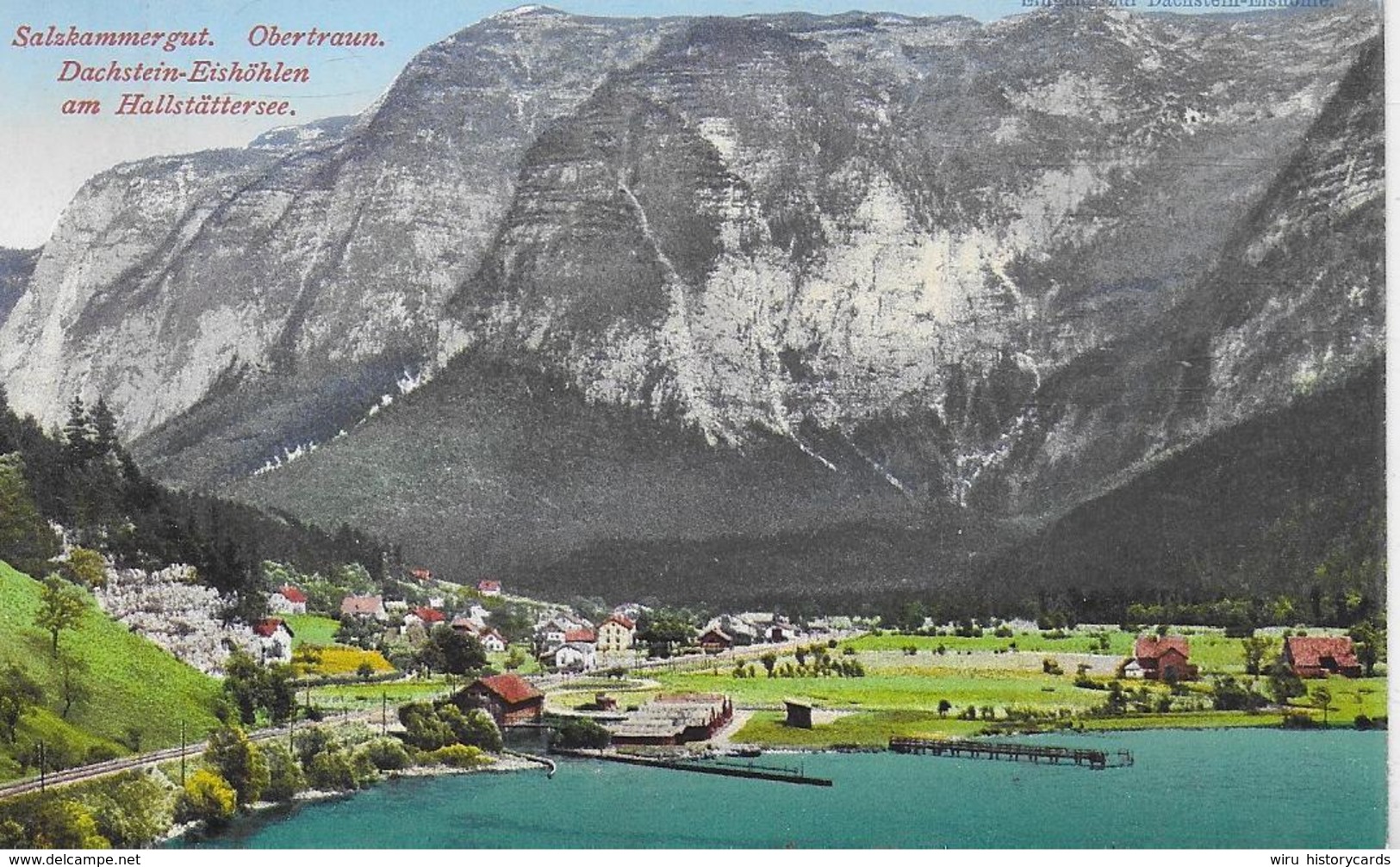 AK 0287  Obertraun - Dachstein-Eishöhlen Am Hallstättersee / Verlag Brandt Um 1920 - Hallstatt