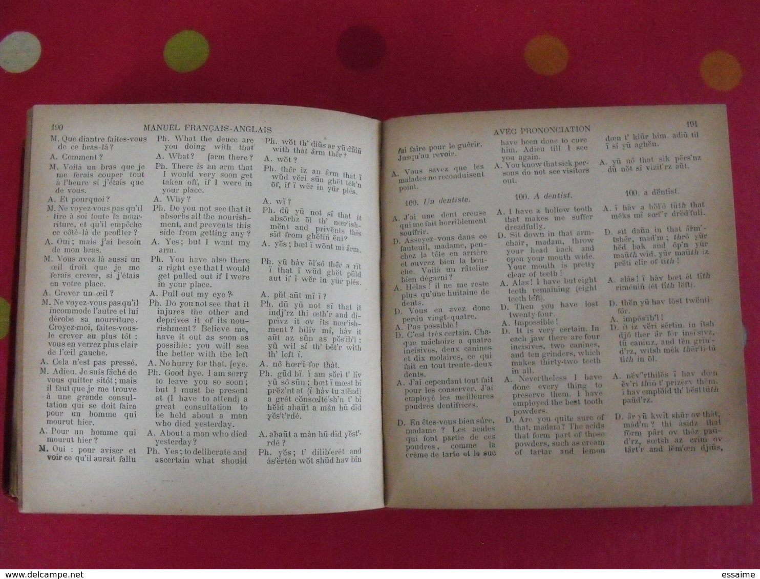 Manuel De La Conversation Et Du Style épistolaire Français-anglais. Clifton. Garnier Sd (1902) - Woordenboeken