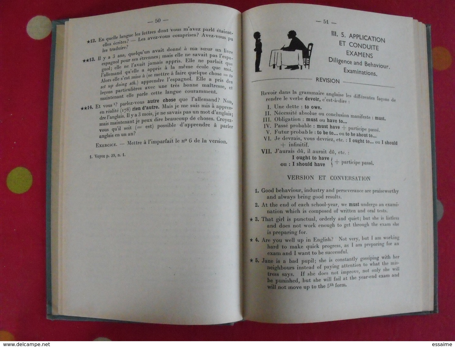 6 livres en anglais. dictionnaire ancien, pédagogie, tourisme (angleterre, USA).