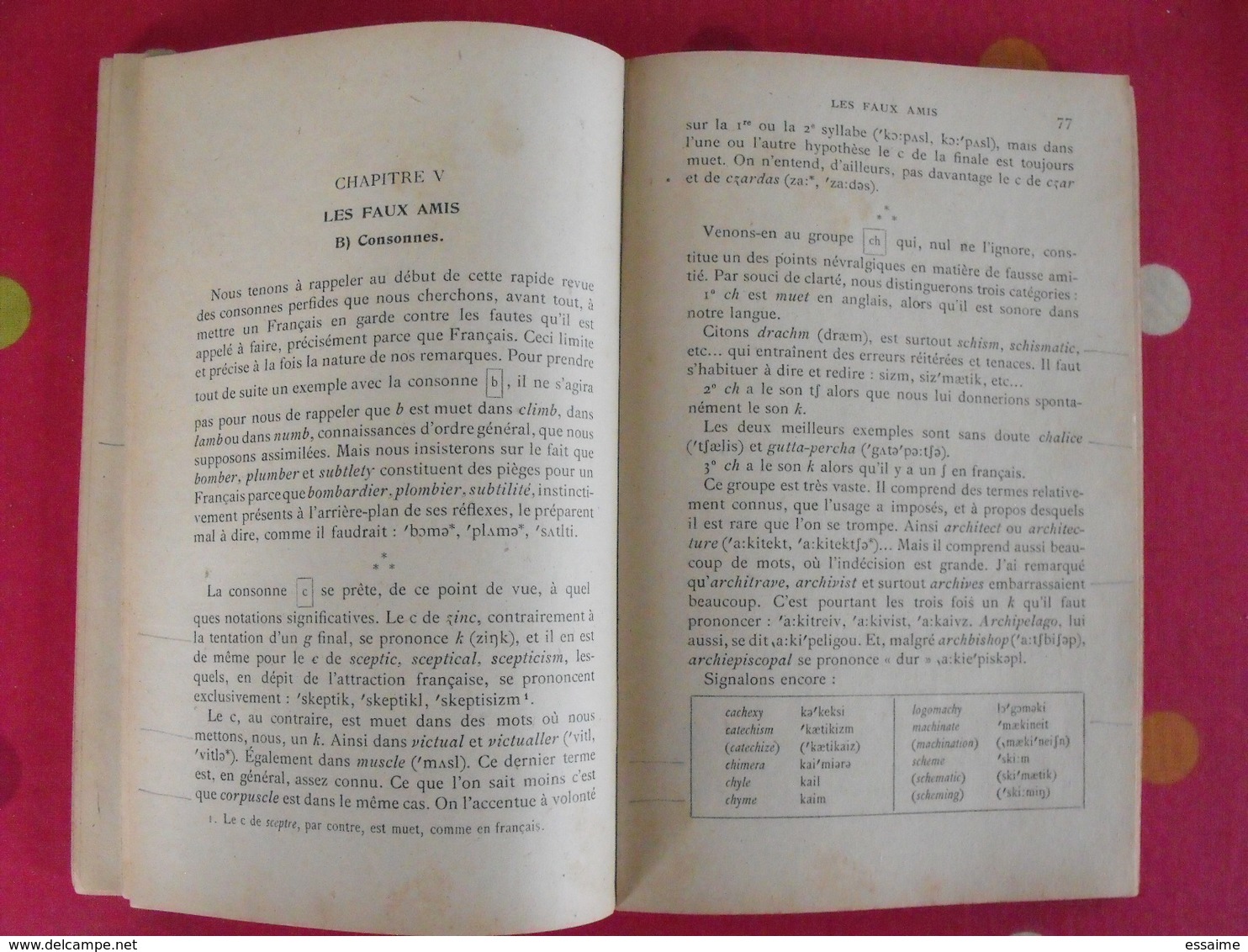 Les Pièges De L'anglais Parlé. Raymond Las Vergnas. Sorbonne. Hachette 1947 - 18 Ans Et Plus