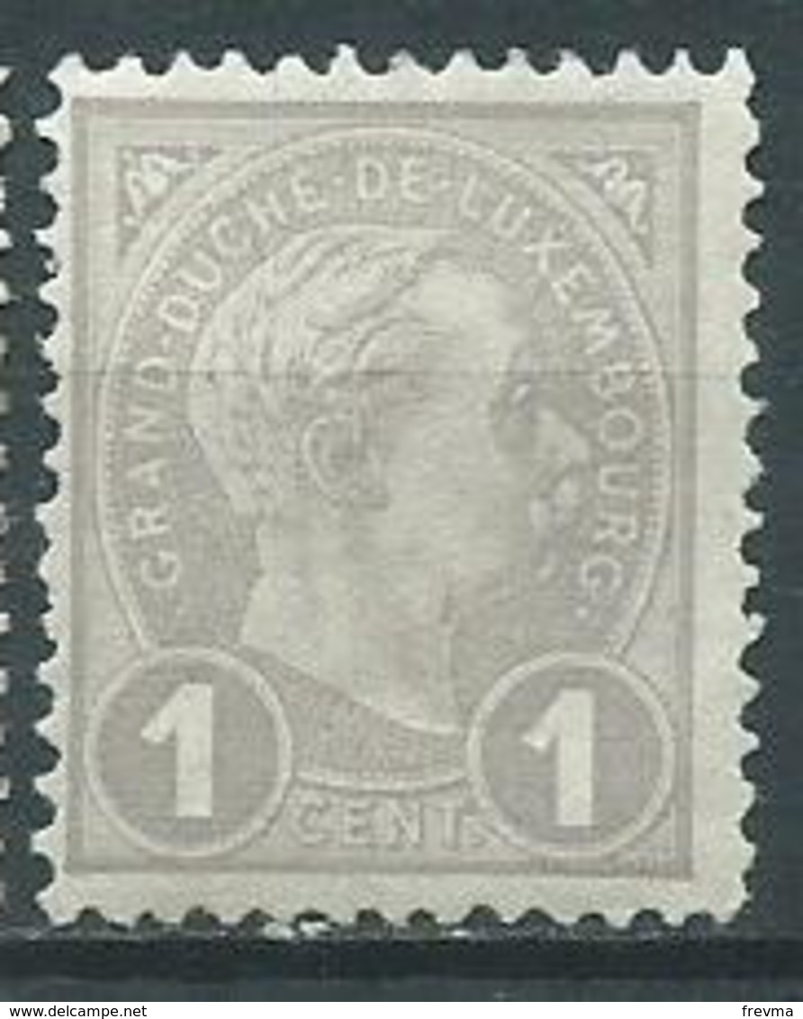 Timbre Luxembourg Y&T N°69 Neuf * - 1895 Adolfo Di Profilo