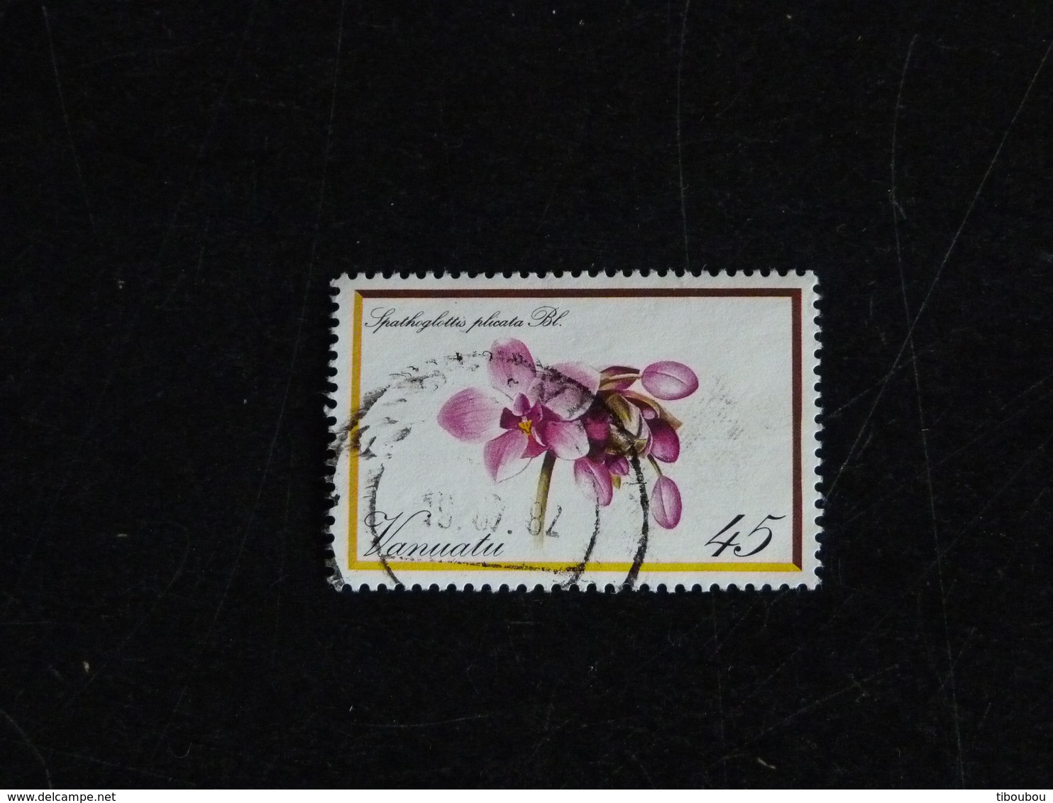 VANUATU YT 651 OBLITERE - ORCHIDEE FLEUR FLORE - Vanuatu (1980-...)