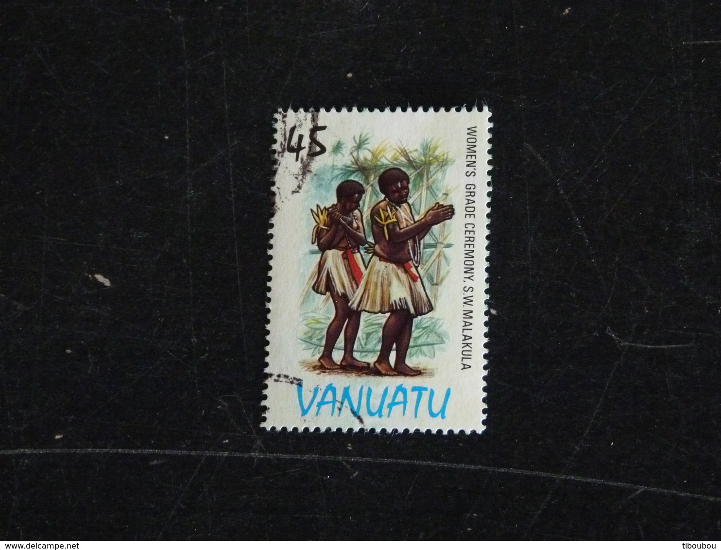 VANUATU YT 707 OBLITERE - COSTUME TRADITIONNEL - MALAKULA - Vanuatu (1980-...)