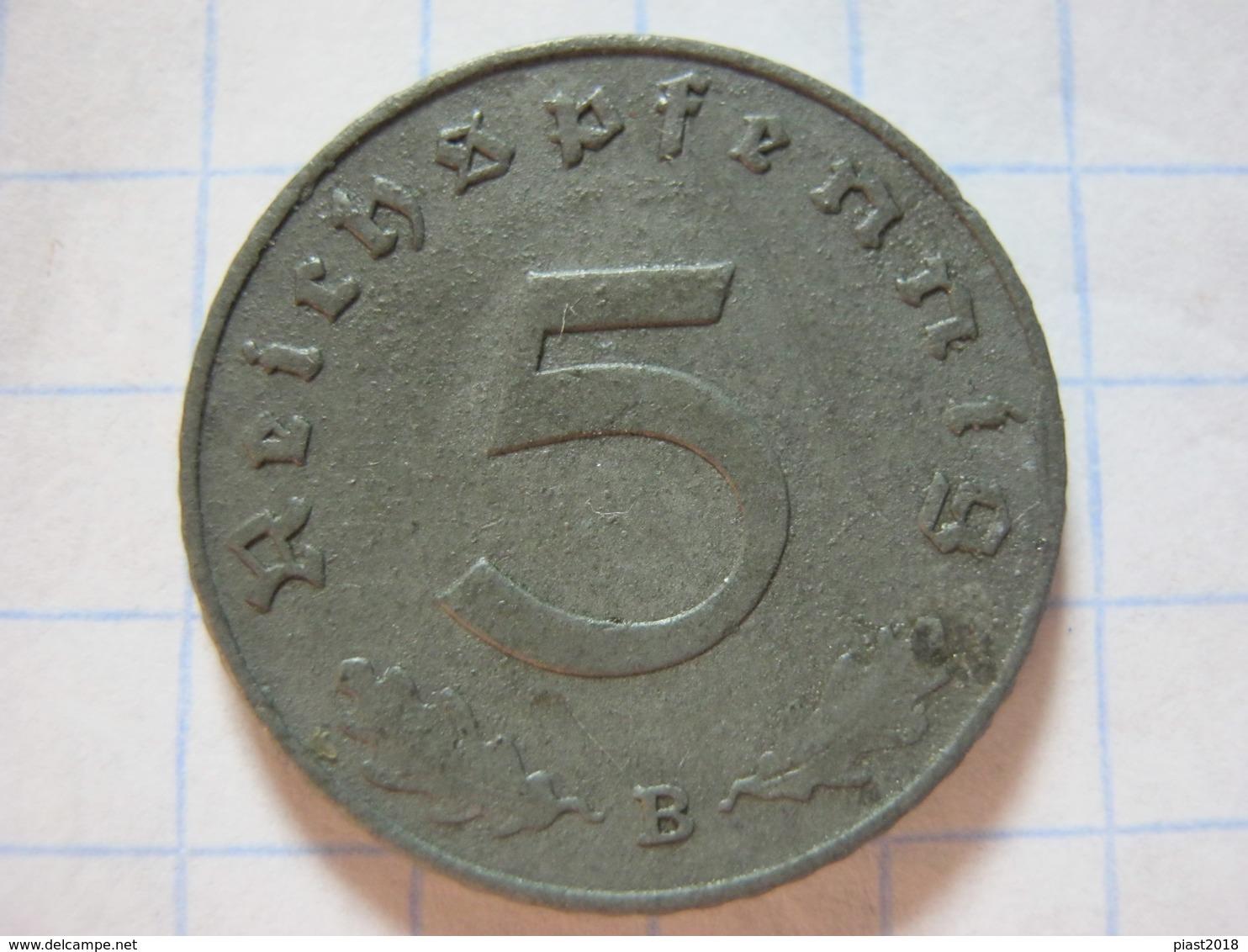 5 Reichspfennig 1941 (B) - 5 Reichspfennig