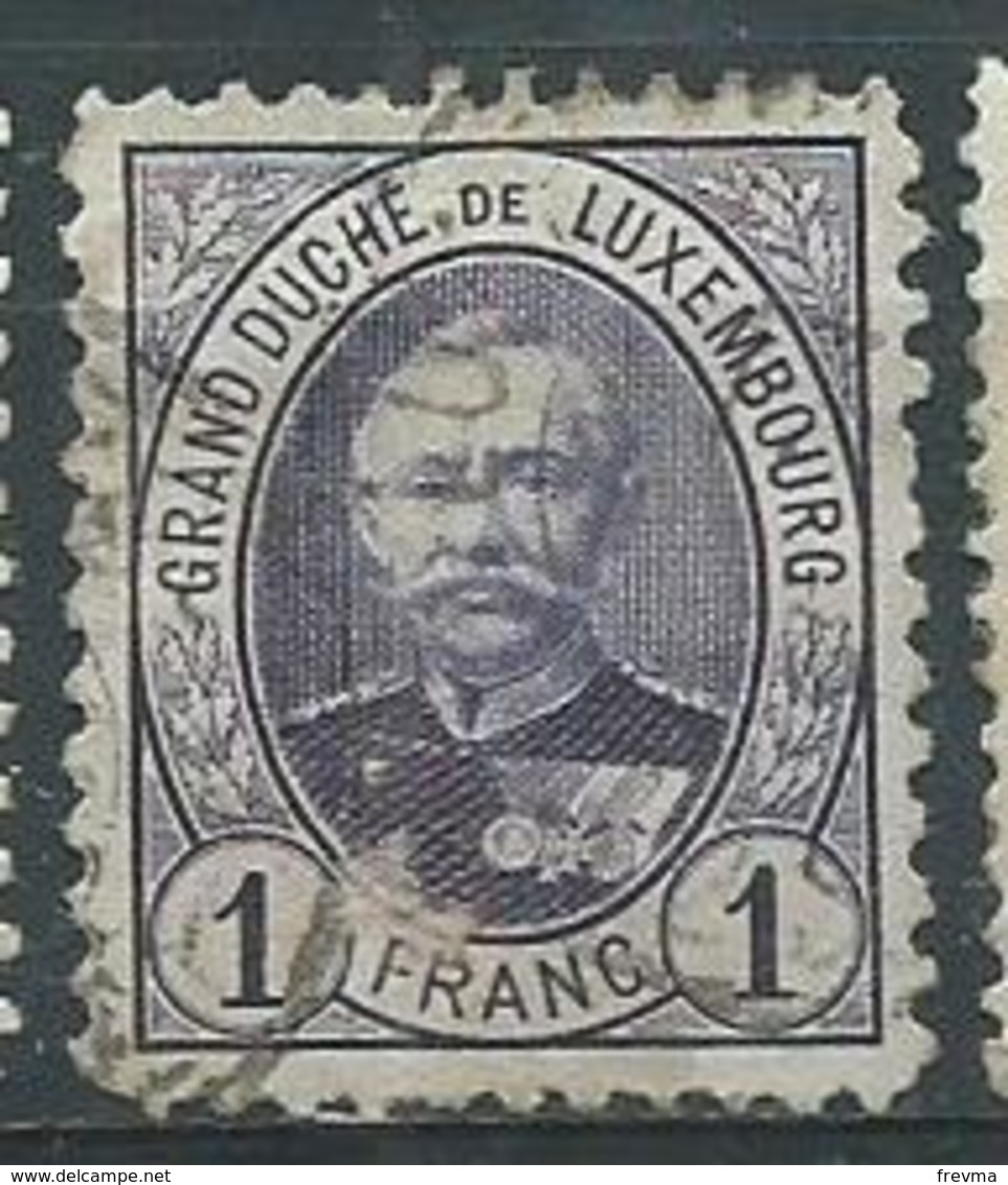 Timbre Luxembourg 1896 Y&T N° 166 - 1891 Adolphe De Face