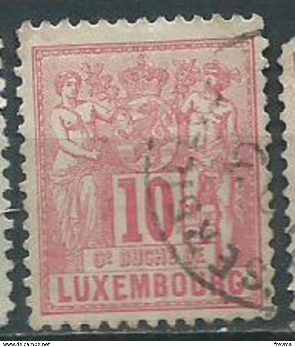 Timbre Luxembourg Y&T N°53 - 1891 Adolfo Di Fronte