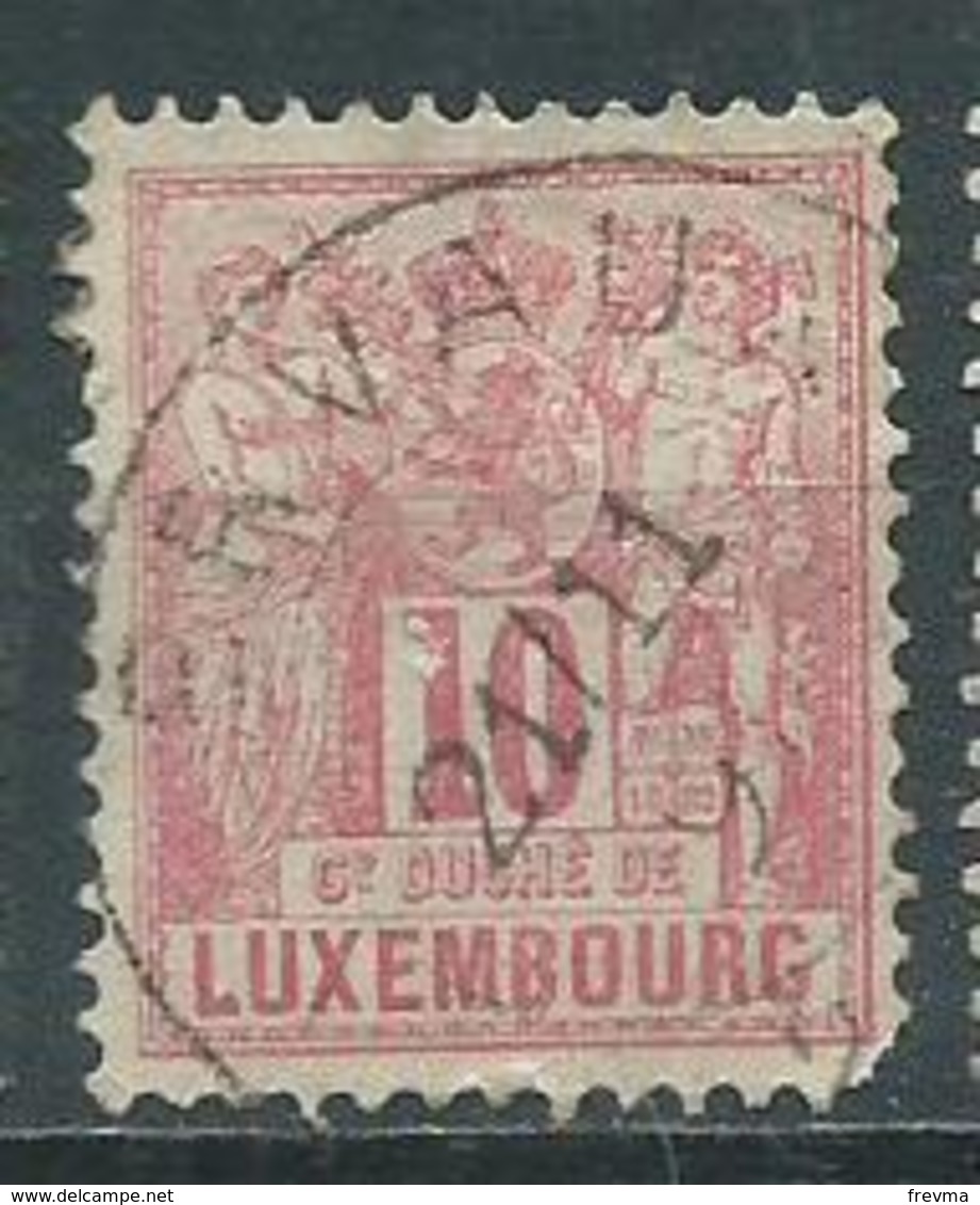 Timbre Luxembourg Y&T N°52 - 1891 Adolfo De Frente