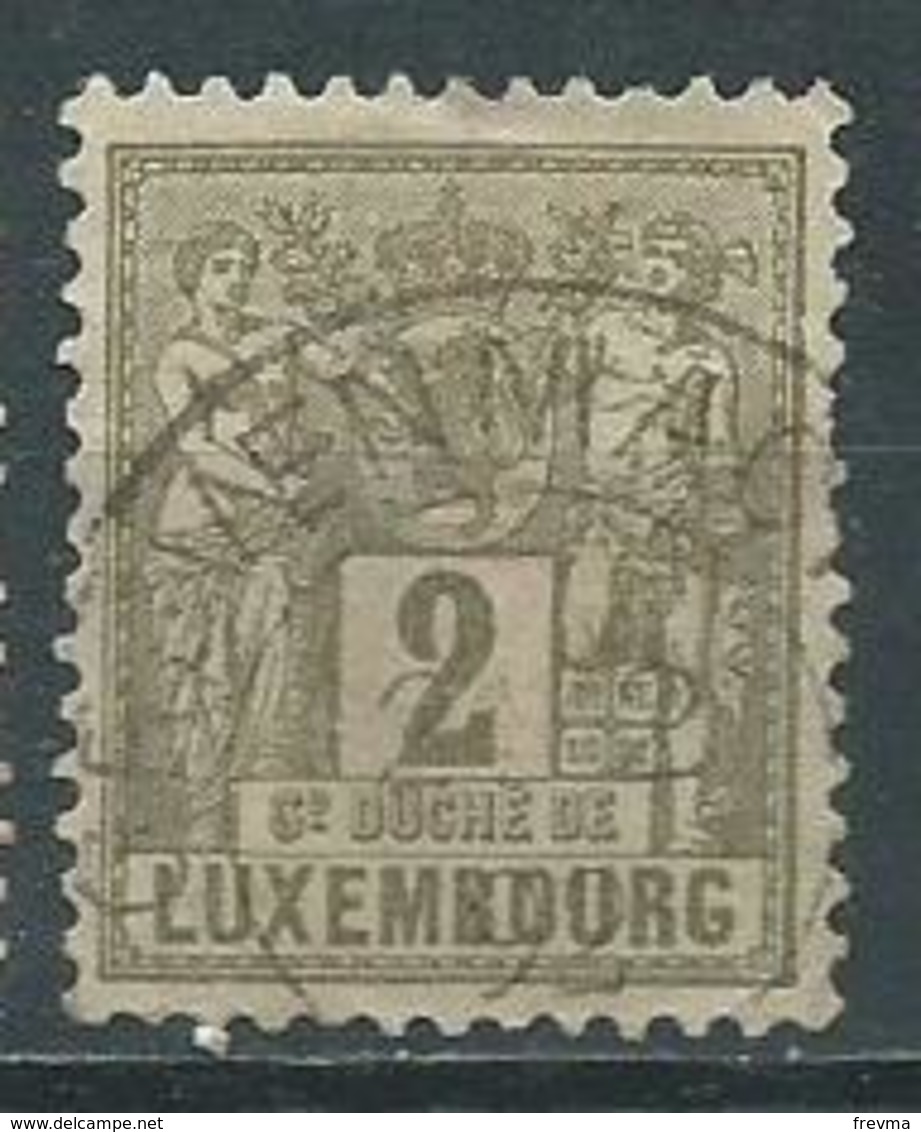 Timbre Luxembourg Y&T N°48 - 1891 Adolfo Di Fronte