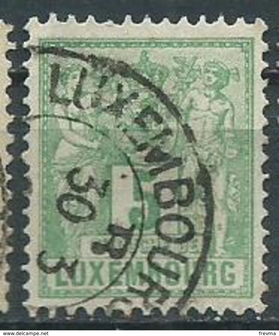 Timbre Luxembourg Y&T N°52 - 1891 Adolphe De Face