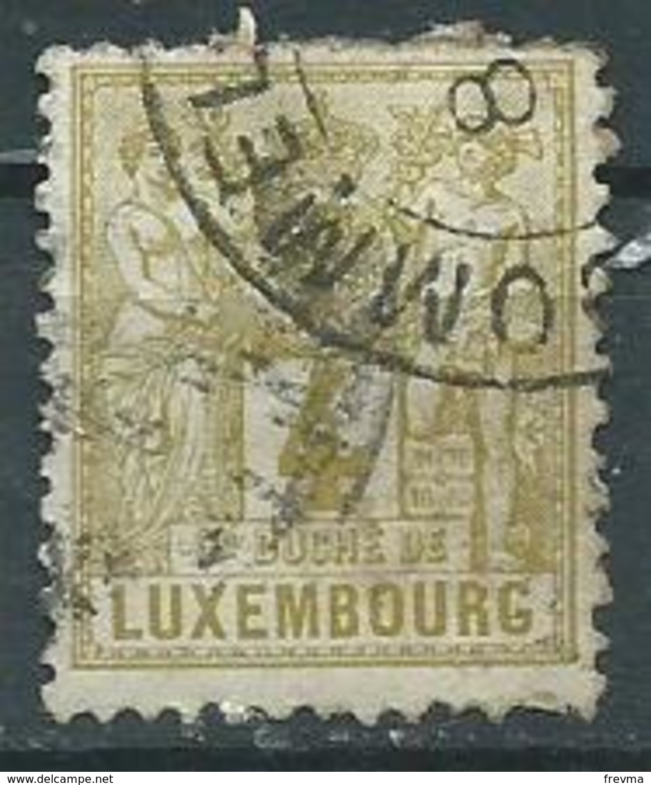Timbre Luxembourg Y&T N°50 - 1891 Adolphe Front Side