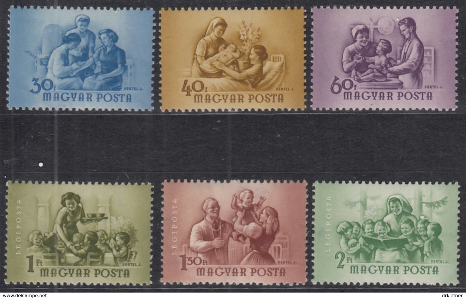 UNGARN 1364-1369, Postfrisch **, Internationaler Frauentag, 1954 - Neufs