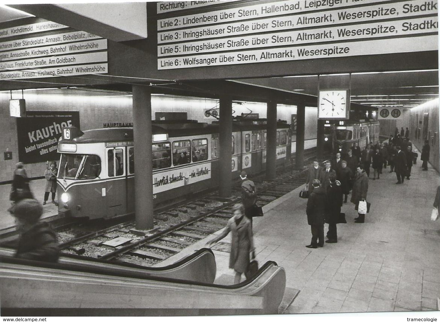 Kassel Tram Tramway Strassenbahn Tunnel Hauptbahnhof 70's - Kassel