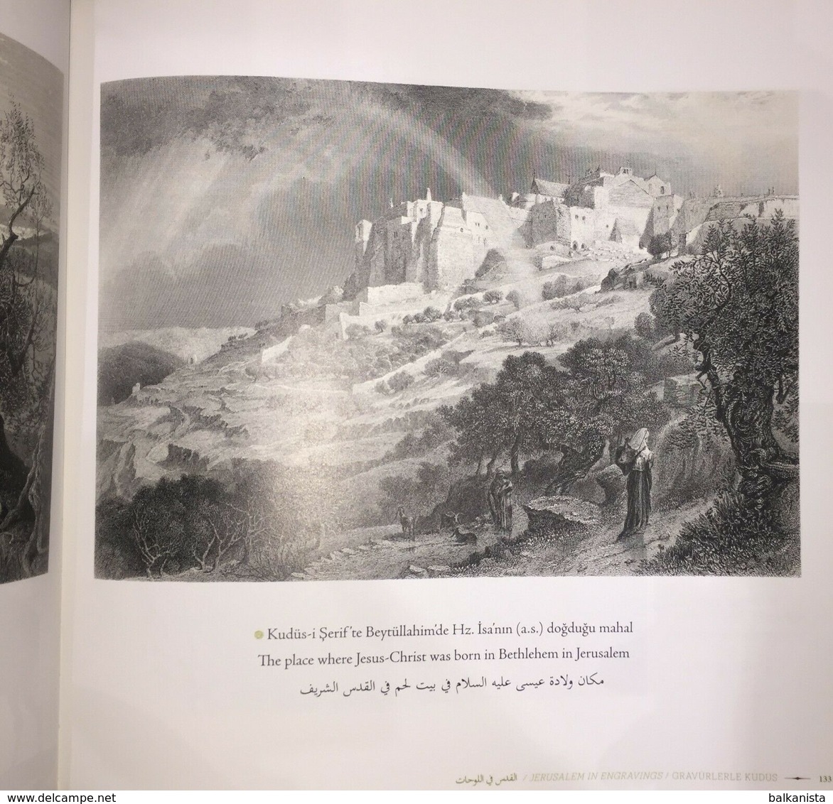 Jerusalem In Engravings - Ottoman Palestine Israel  English & Turkish & Arabic Illustrated - Middle East