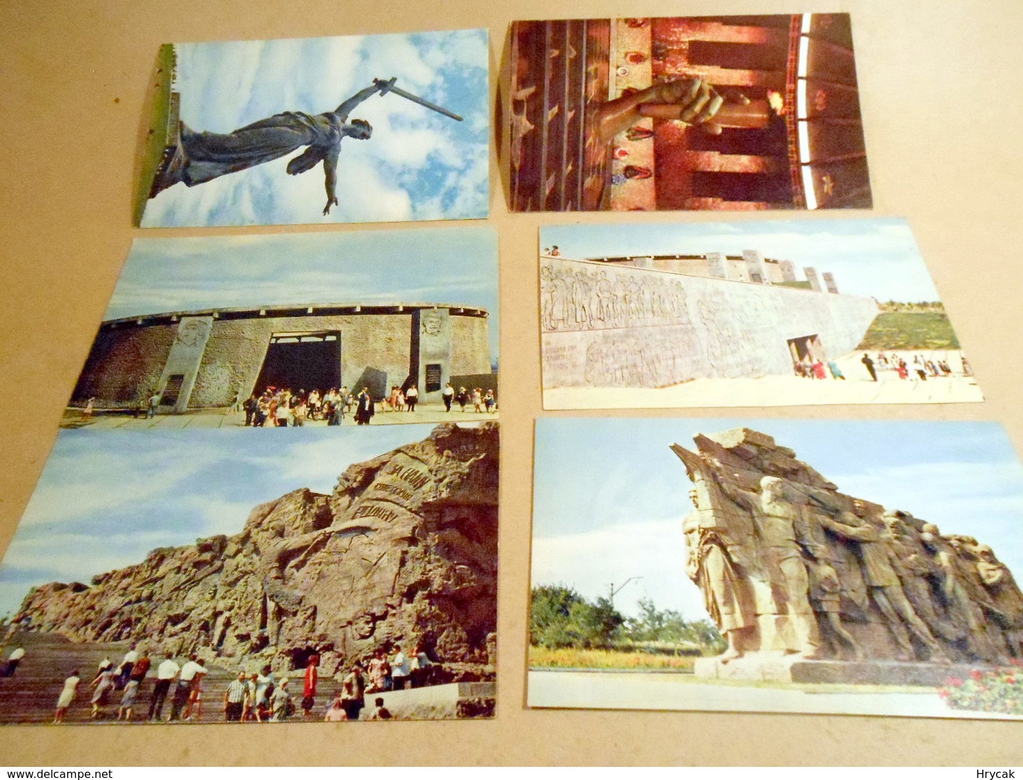 P901 USSR 1968. Volgograd. Mamev Kurgan. A Set Of 15 Postcards - Monuments
