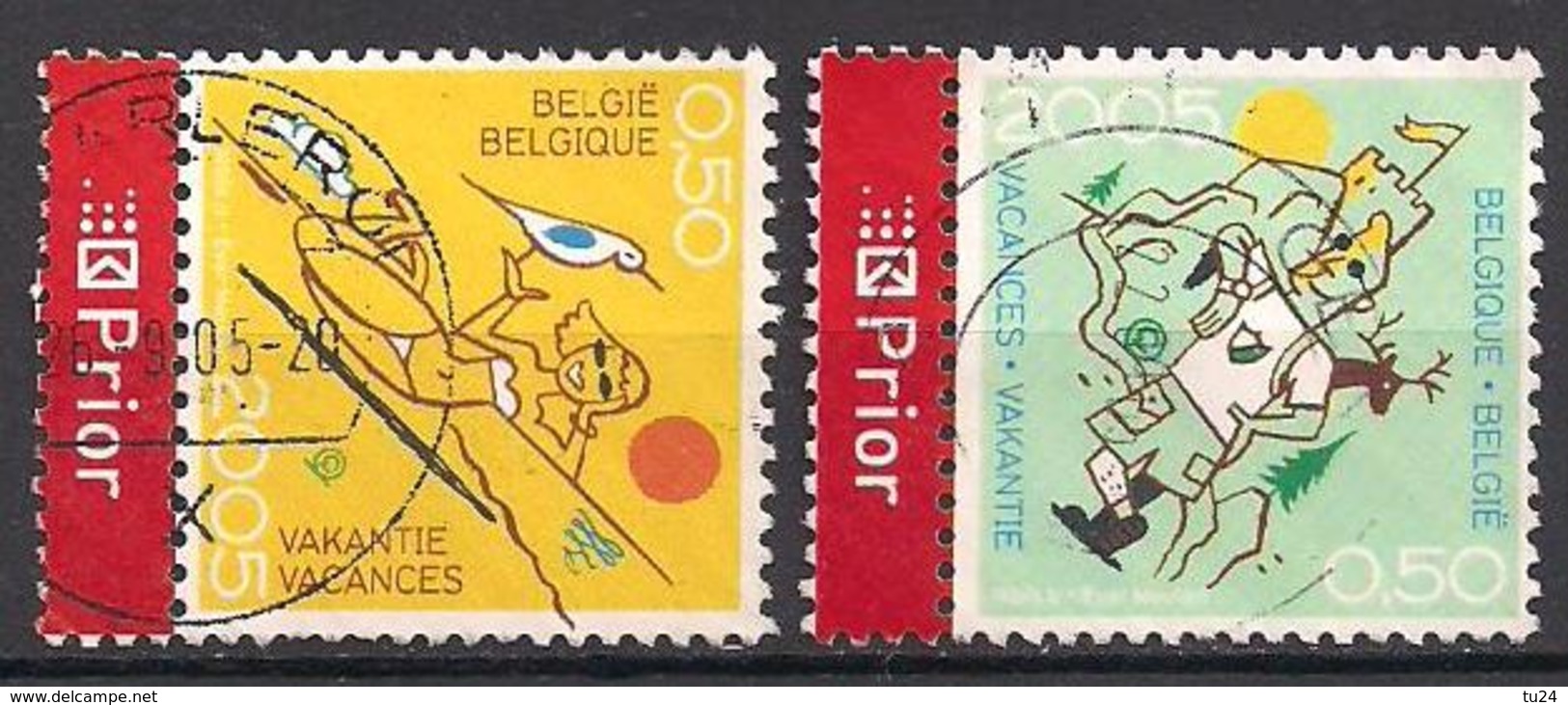 Belgien  (2005)  Mi.Nr.  3447 + 3448  Gest. / Used  (3fd48) - Used Stamps