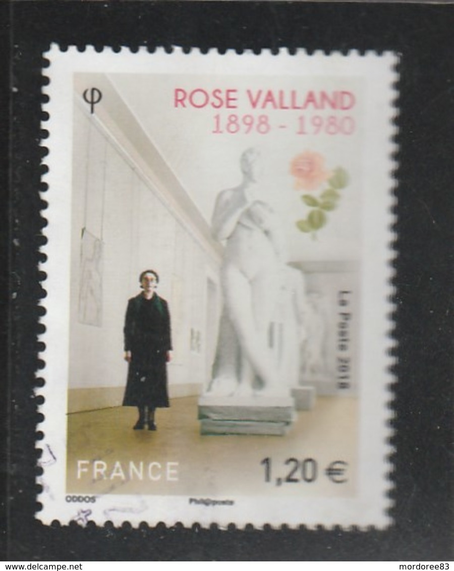 FRANCE 2018 ROSE VALLAND OBLITERE YT 5267 - Used Stamps