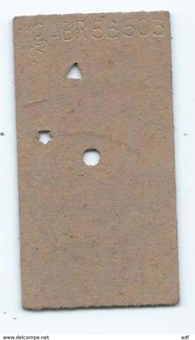 ANCIEN TICKET DE TRAIN, CHEMIN DE FER ( OU BUS ? ) TOLEDO ( TOLEDE ) A MADRID VIA CASTILLEJO, POINCONNE - Europe