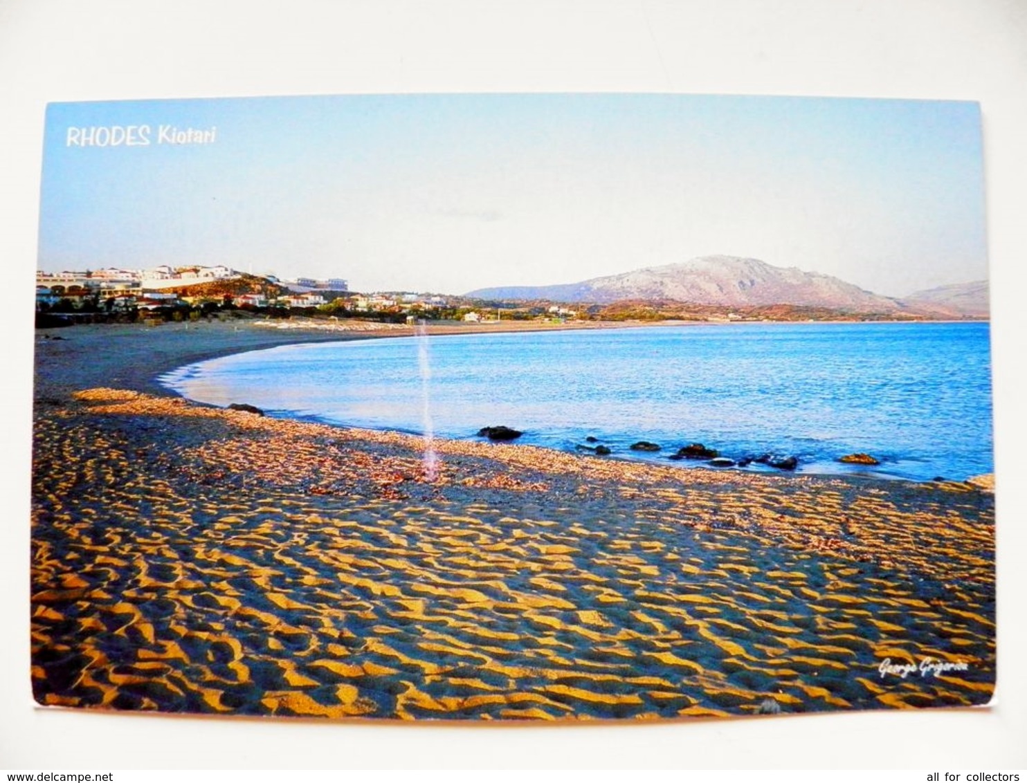 Post Card Carte Greece 2006 Castle Rodos Rhodes Kiotari Dolphin - Briefe U. Dokumente