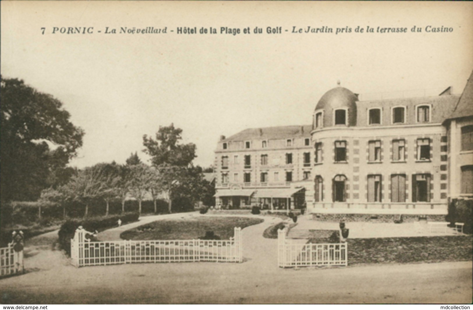 44 PORNIC / La Noëveillard - Hôtel De La Plage Et Du Golf - Le Jardin / - Pornic