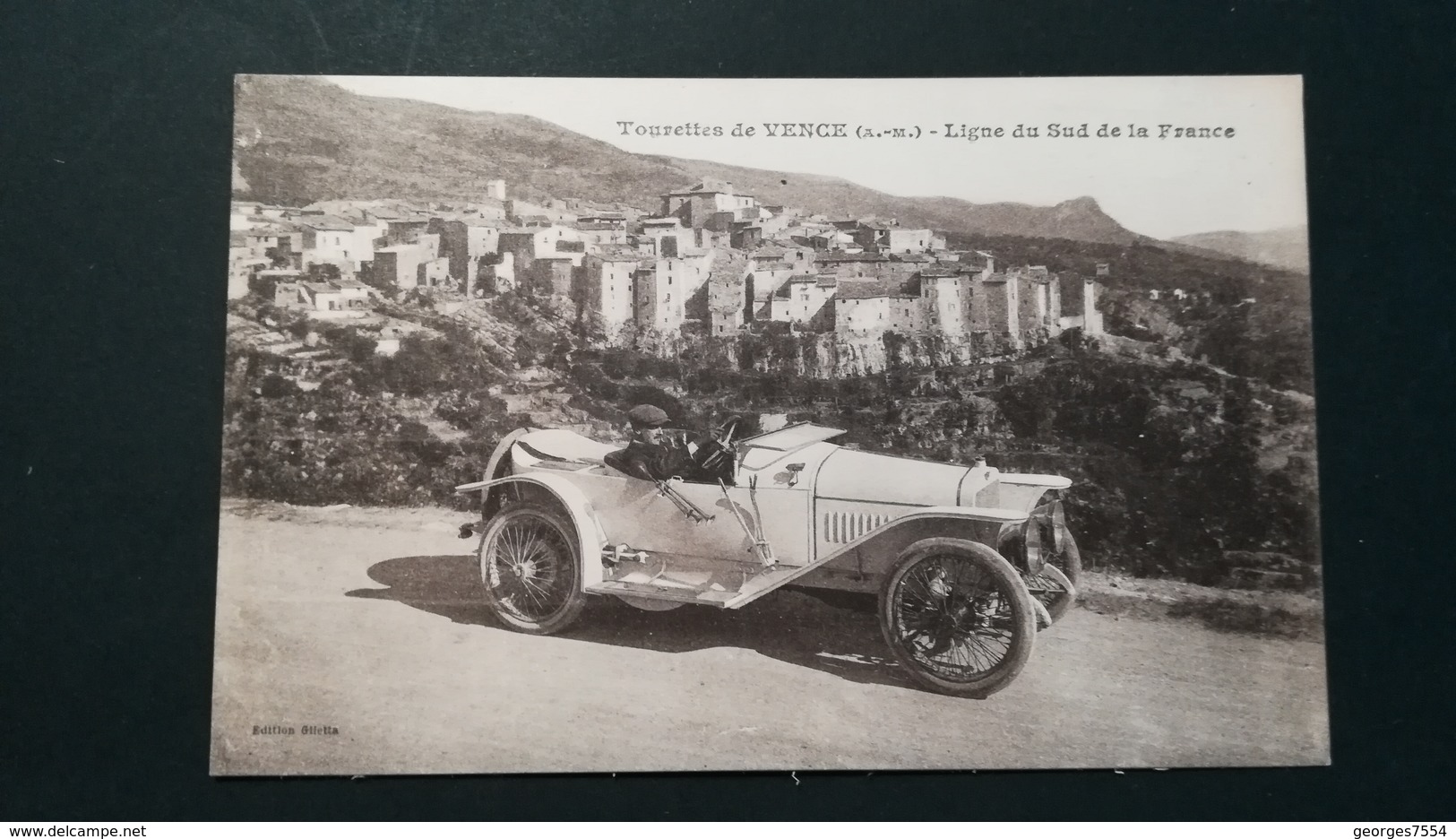 06 - TOURETTES DE VENCE - AUTOMOBILE - LIGNE DU SUD DE LA FRANCE - Other & Unclassified