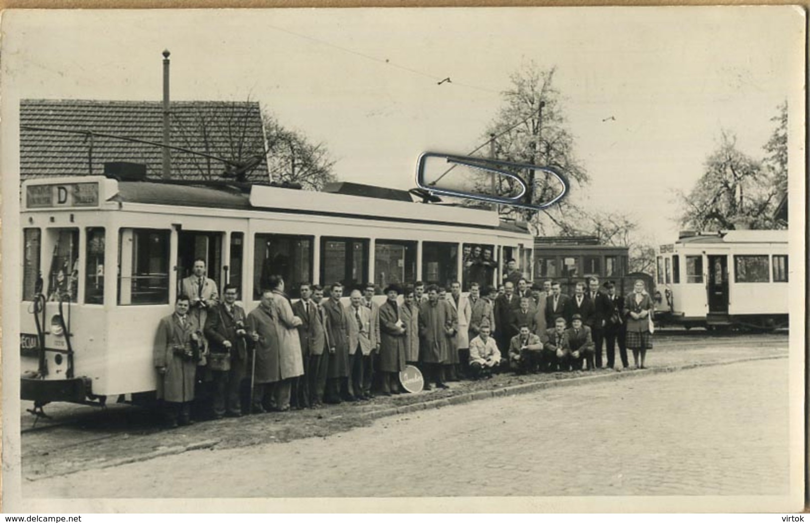 SCHEUT - DILBEEK   TRAM 10216  : ( 14 X 9  Cm)   ( Foto Van Oude Cliché - Photo Vieux Cliché  ) 1962 AMUTRA - Trains