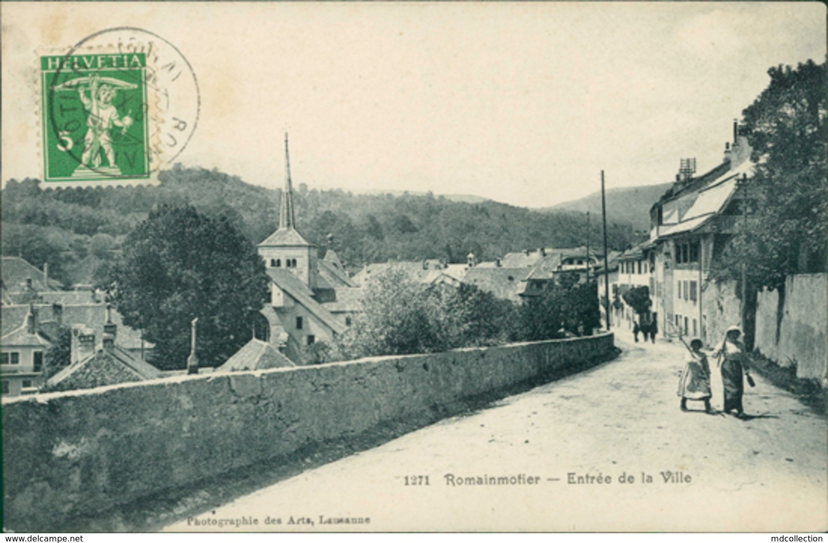 CH ROMAINMOTIER / Entrée De La Ville / - Romainmôtier-Envy