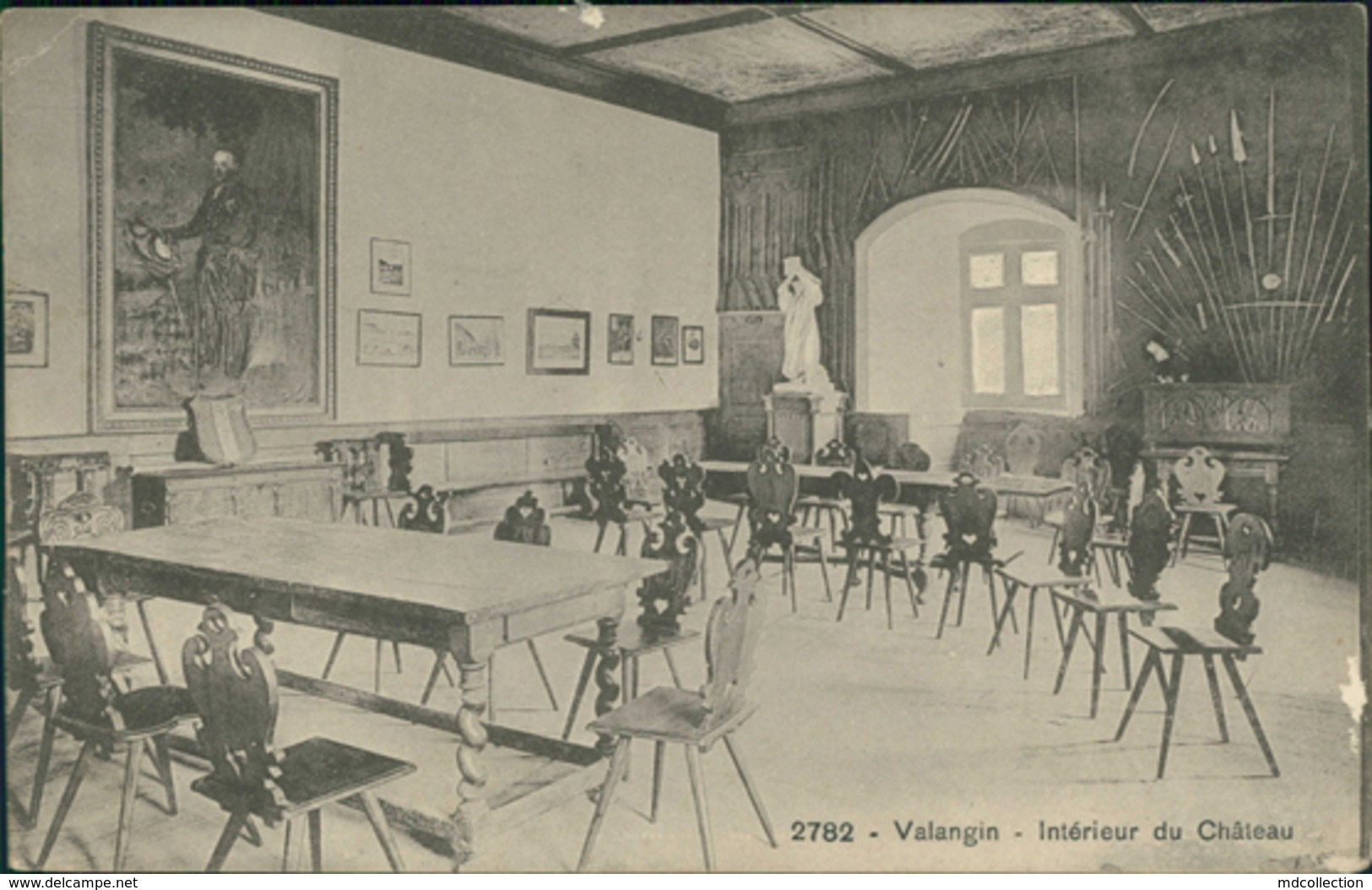 CH VALANGIN / Intérieur Du Château / - Valangin