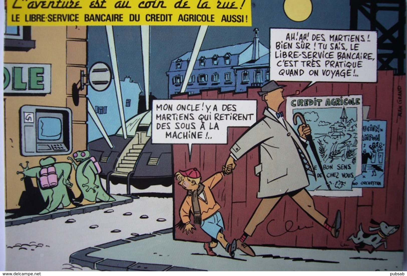 BD/ Bandes Dessinées / Dessinateur: Alain Grand / Pour La Banque Crédit Agricole / Jaques Tati - Mon Oncle - Cómics