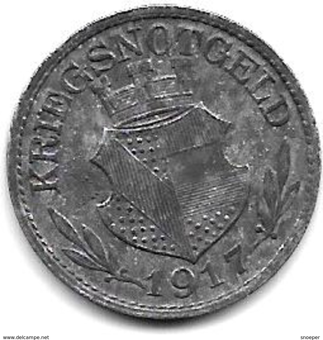 Notgeld  Pforzheim10 Pfennig 1917   Zn 423.1 - Altri & Non Classificati