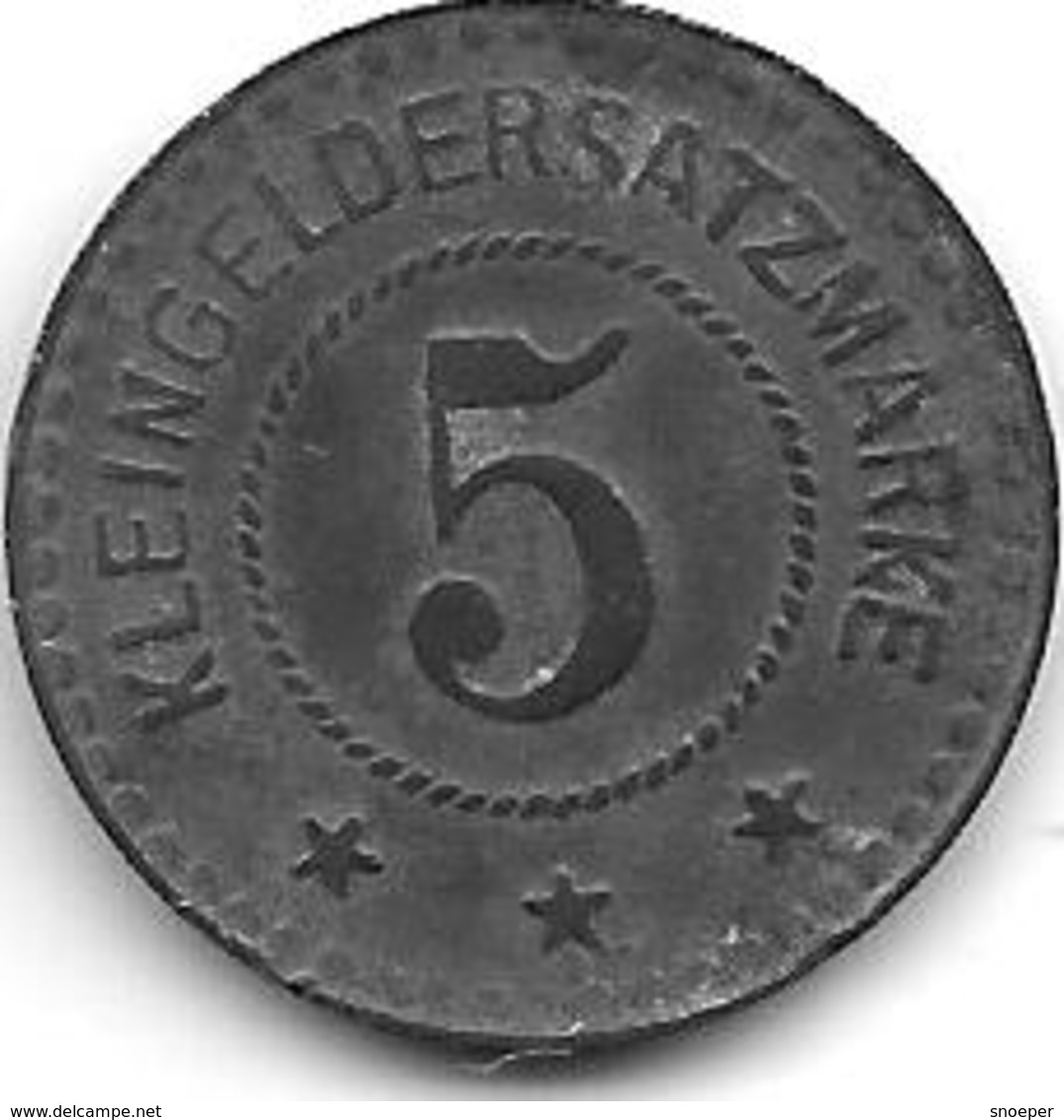 Notgeld Pirmasens 5 Pfennig 1917   Zn  426.1 - Other & Unclassified