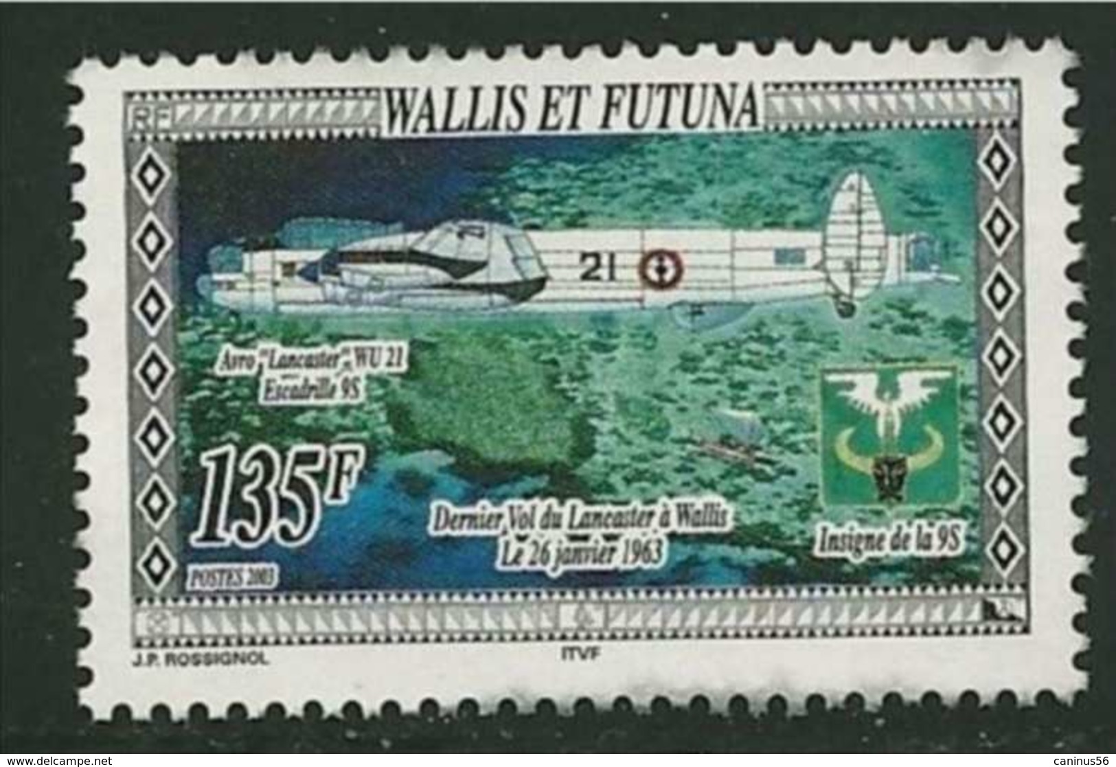 Wallis Et Futuna 2003 Yt N° 588 N** Dernier Vol Du Lancaster - Nuovi