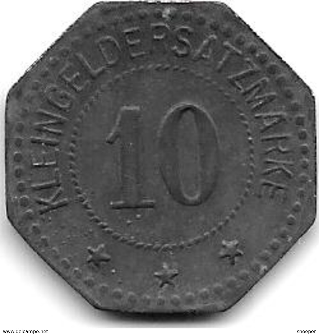Notgeld Pirmasens 10 Pfennig 1917   Zn 426.4c - Andere & Zonder Classificatie