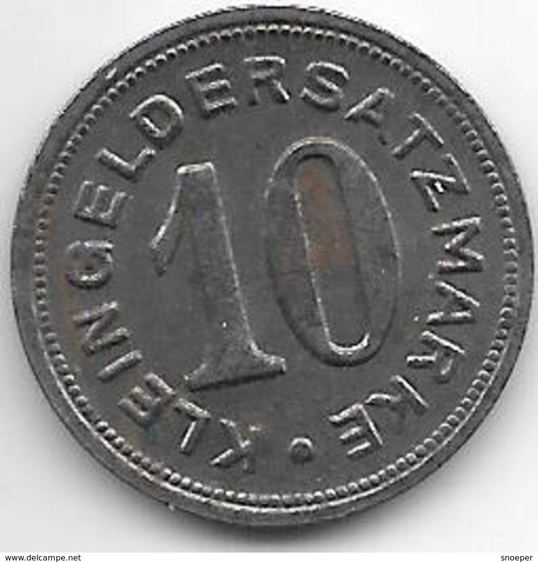 Notgeld Pirmasens 10 Pfennig 1919   Fe 426.10a/b - Autres & Non Classés