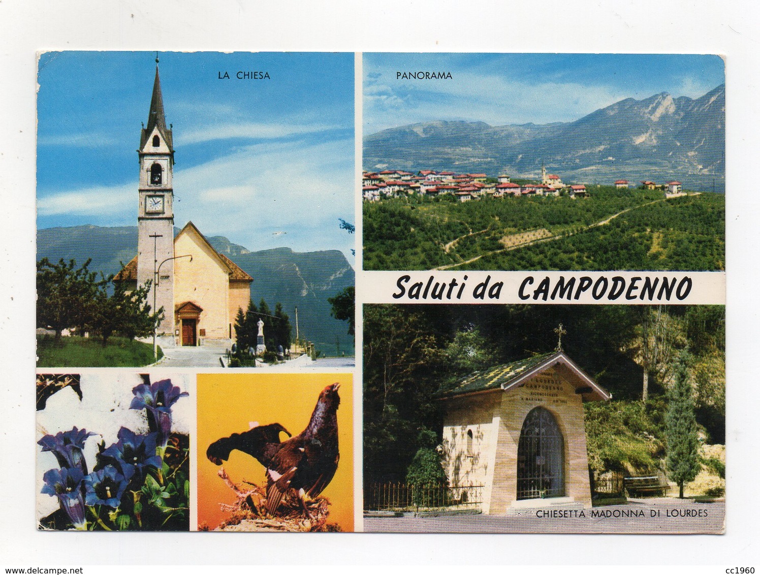 Campodenno (Trento) - Saluti Da - Cartolina Multipanoramica - Viaggiata Nel 1988 - (FDC16307) - Trento