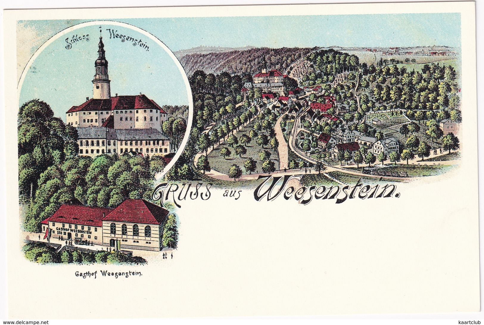 Gruss Aus Weesenstein  - (Reprint) - Weesenstein A. D. Mueglitz