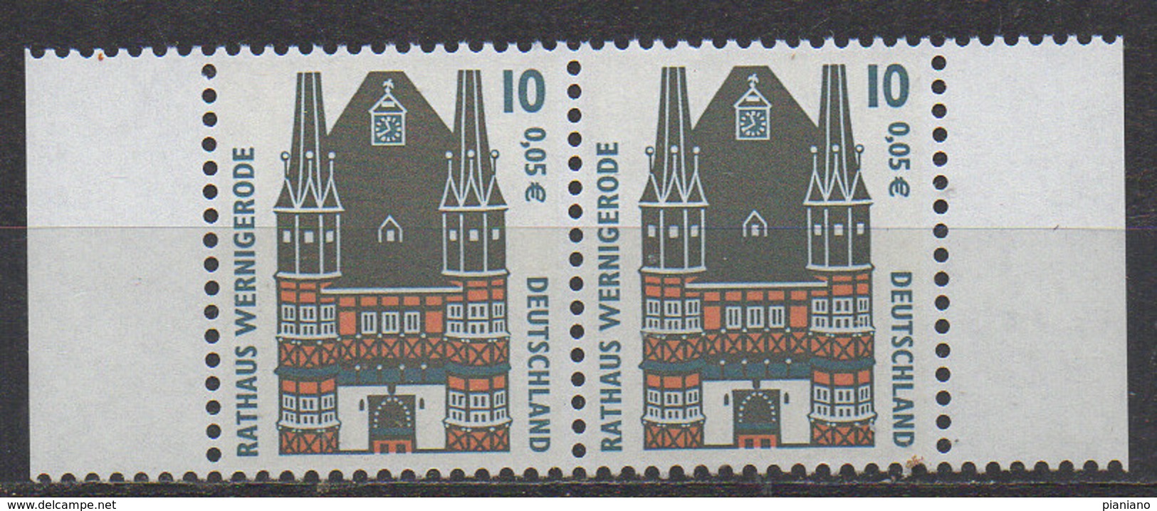 PIA - GERMANIA : 2000 : Serie Ordinaria - Curiosità - Municipio Di Wernigerode - (Yv 1972a) - Nuovi