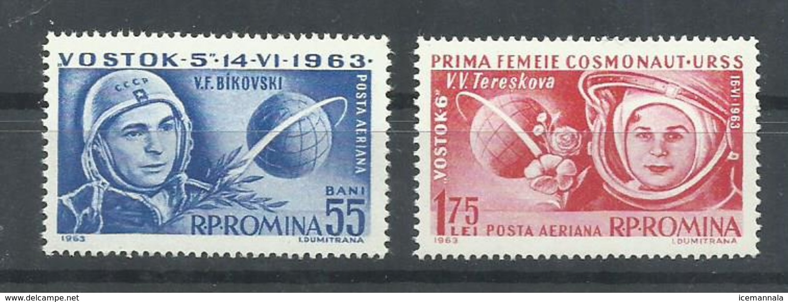 RUMANIA  YVERT AEREO  175/76    MNH  ** - Nuevos