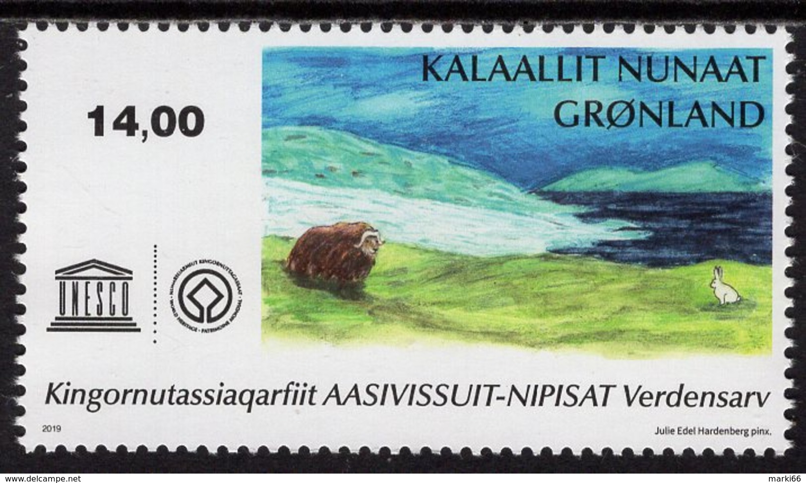 Greenland - 2019 - UNESCO World Heritage - Aasivisuit - Mint Stamp - Ungebraucht