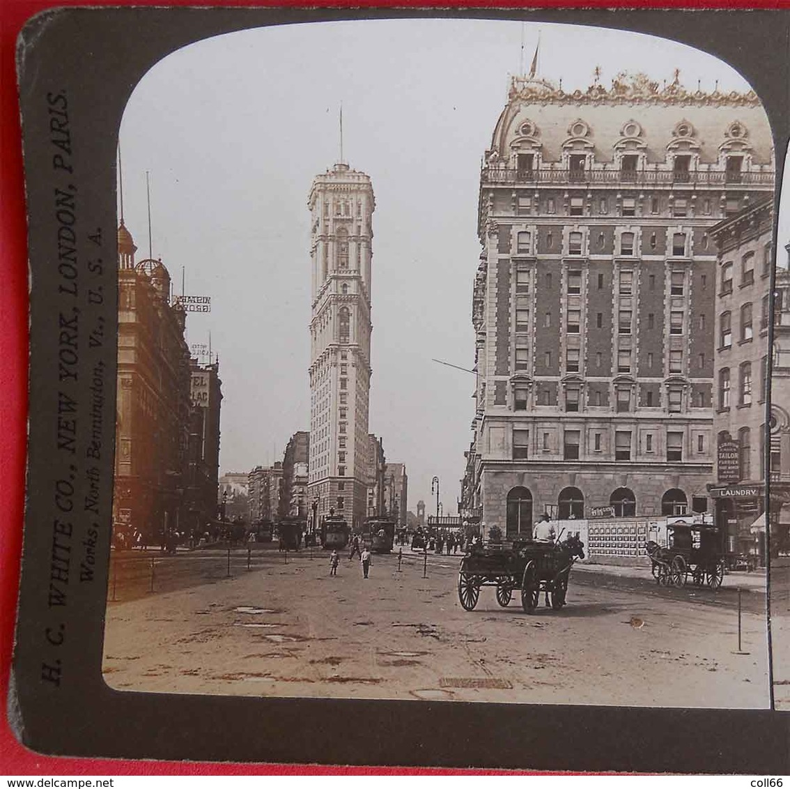 Photos Stéréo 1903 New Astor Hotel And Times Building NY  New York éditeur White CO USA N°45 - Photos Stéréoscopiques