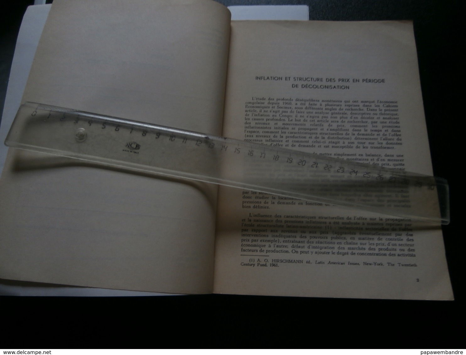 IRES : Cahiers Economiques Ert Sociaux Vol III, N°1 Mars 1965 : Congo, Léo, Etc - Informations Générales