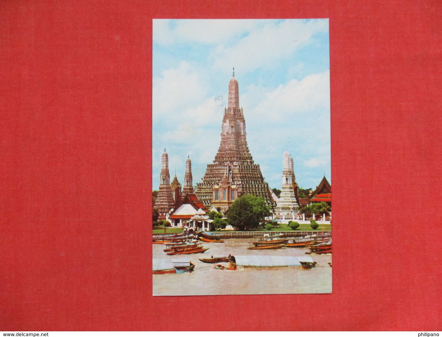 Wat Aroon  Temple Of Dawn  Bangkok  Thailand  Has Stamp & Cancel     Ref 3517 - Thailand