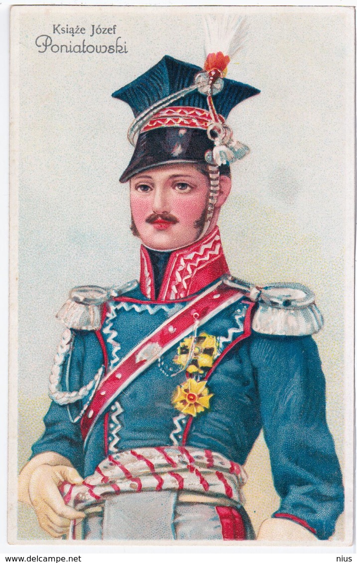 Poland Polska, Jozef Poniatowski, Polish Leader, General, Minister Of War And Army Chief - Pologne