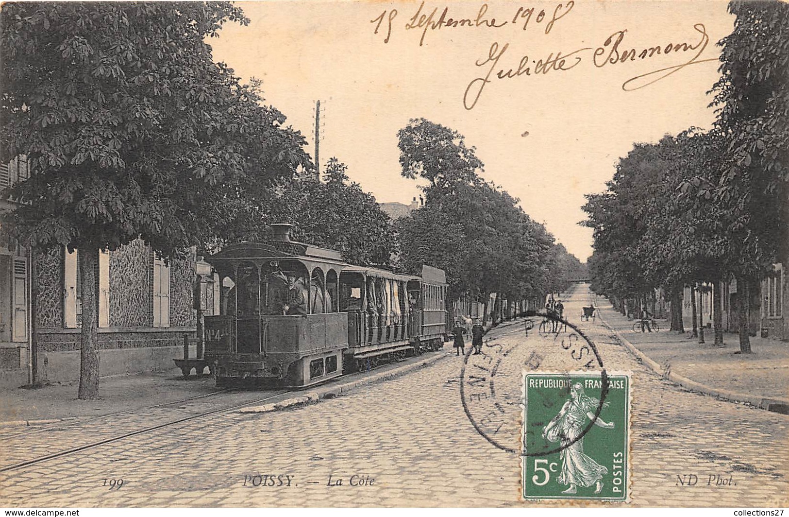 78-POISSY- LA CÔTE ( TRAMWAY) - Poissy