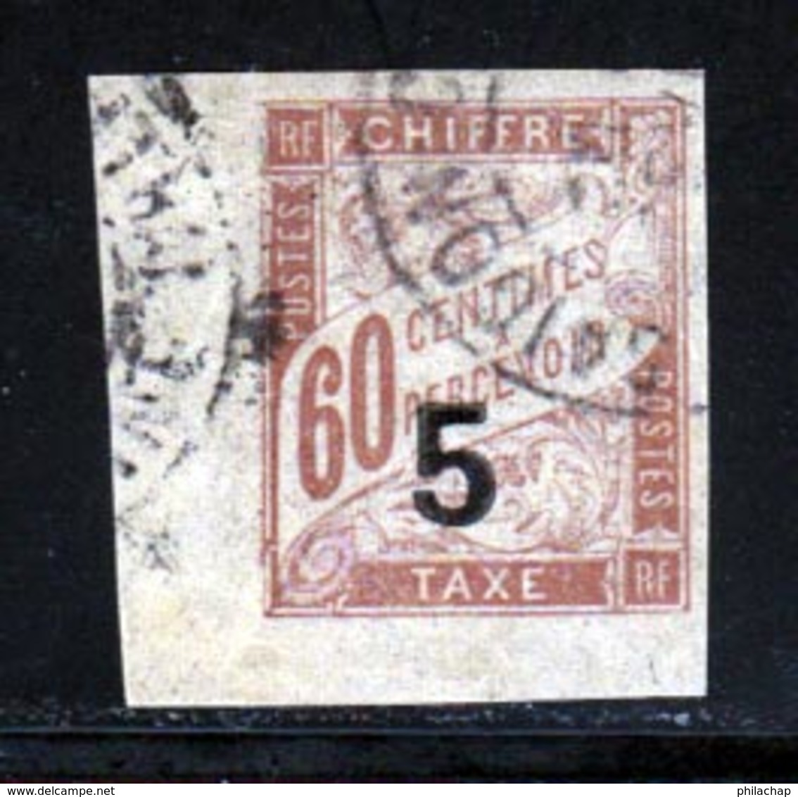 Indochine Taxe 1904 Yvert 1 (o) B Oblitere(s) - Timbres-taxe