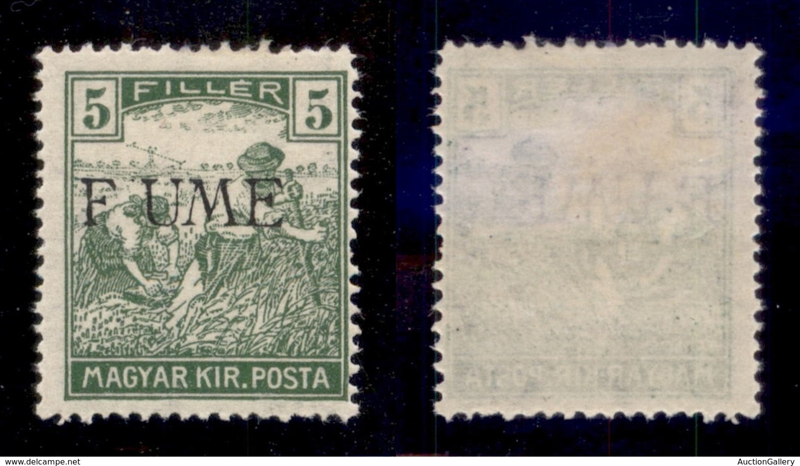 Occupazioni I Guerra Mondiale - Fiume - 1918 - 5 Filler (6d) - Errore FUME - Gomma Originale (55) - Otros & Sin Clasificación