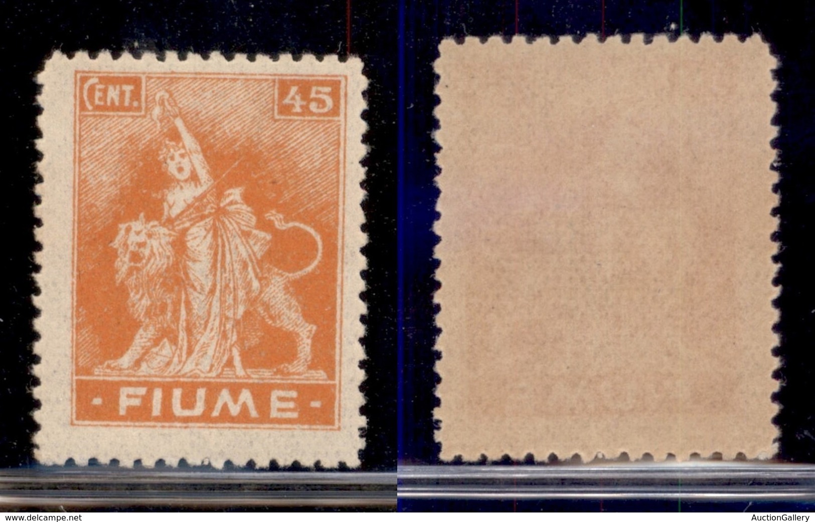 Occupazioni I Guerra Mondiale - Fiume - 1919 - 45 Cent (A 41) - Gomma Integra (25) - Other & Unclassified