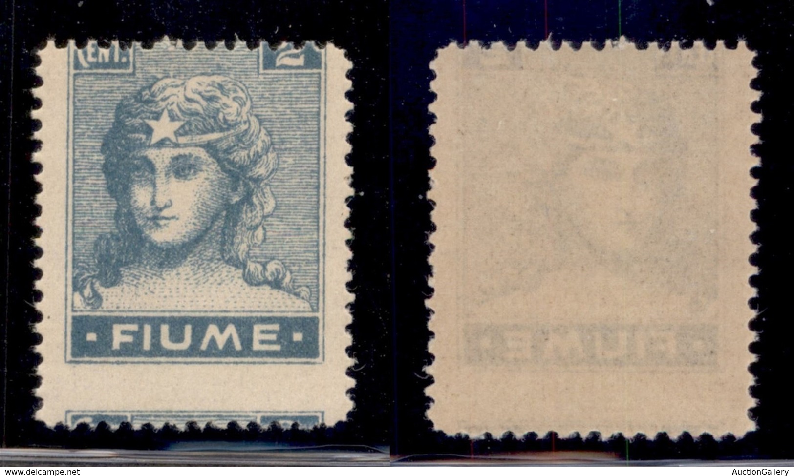 Occupazioni I Guerra Mondiale - Fiume - 1919 - 2 Cent (C 32) Con Dentellatura Orizzontale Spostata - Gomma Integra - Otros & Sin Clasificación