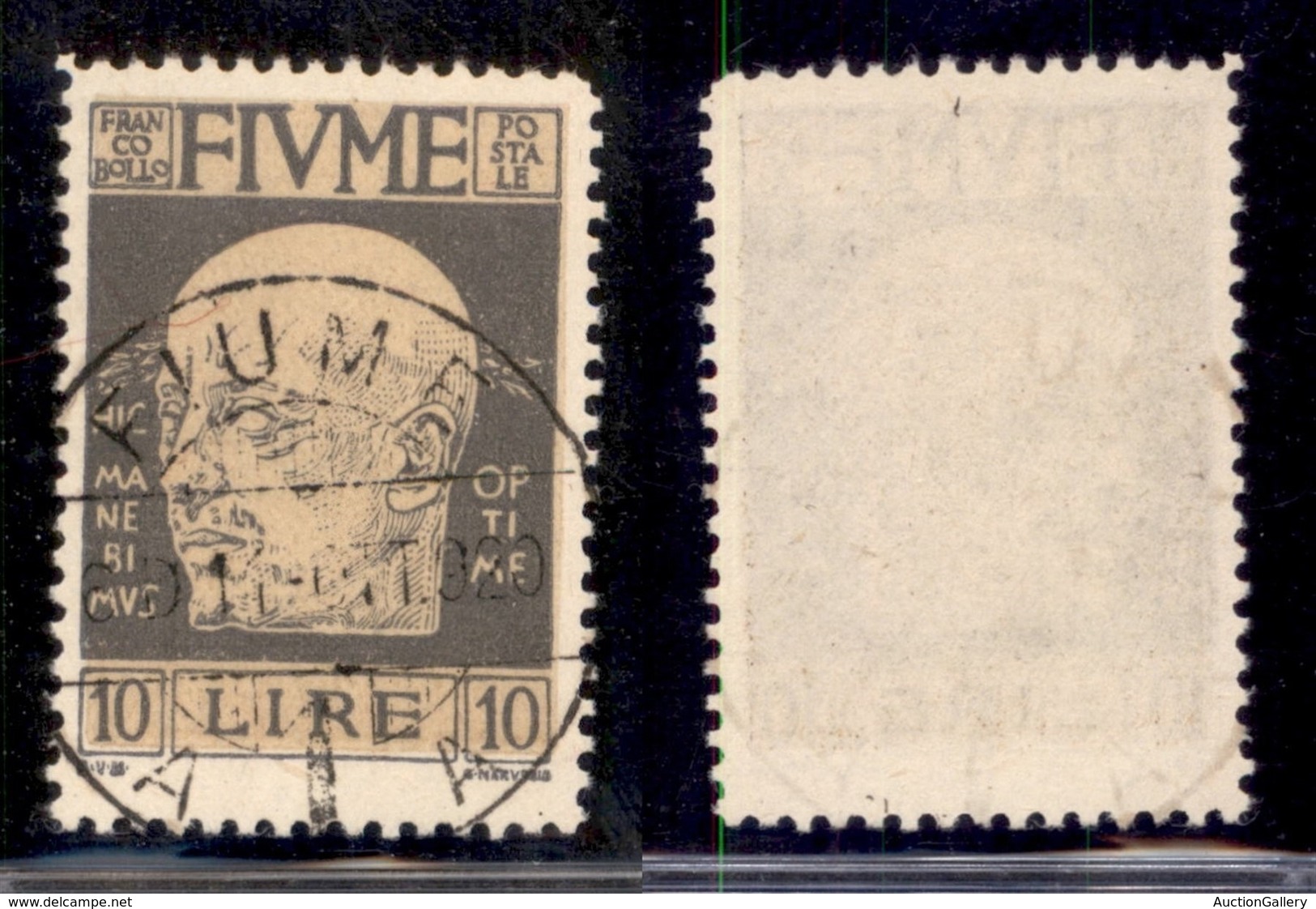 Occupazioni I Guerra Mondiale - Fiume - 1920 - 10 Lire D'Annunzio (126) - Usato - Otros & Sin Clasificación