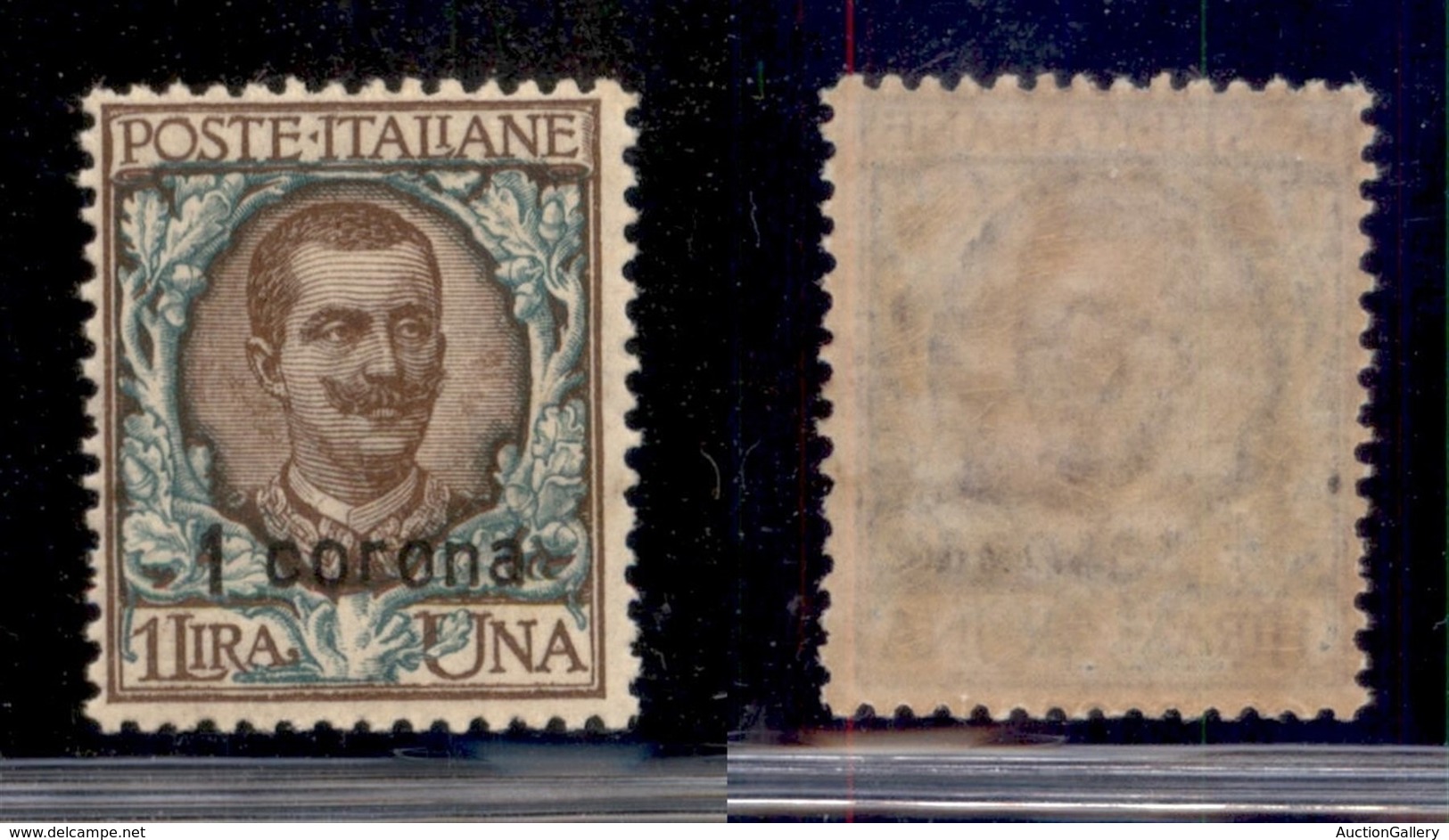 Occupazioni I Guerra Mondiale - Dalmazia - 1922 - 1 Cent Su 1 Lira (6) - Gomma Integra (50) - Autres & Non Classés