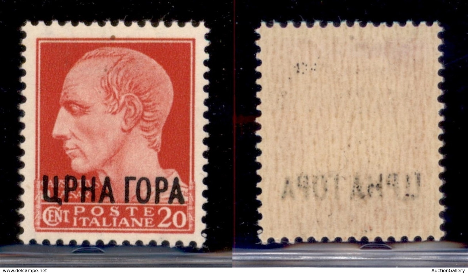 Occupazioni II Guerra Mondiale - Montenegro - 1941 - 20 Cent (18 Varietà) Con Decalco - Gomma Integra - Non Catalogo - Autres & Non Classés